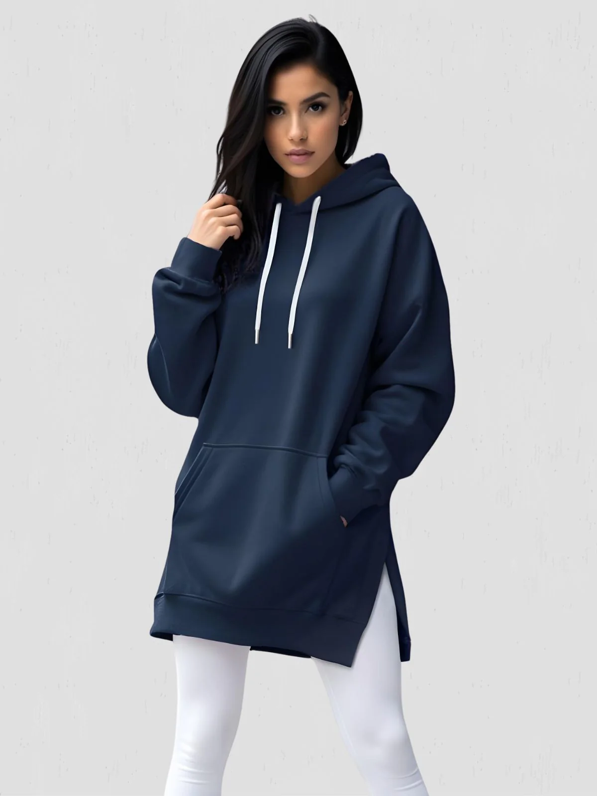 Oversized Hoodie Dress - Image 11